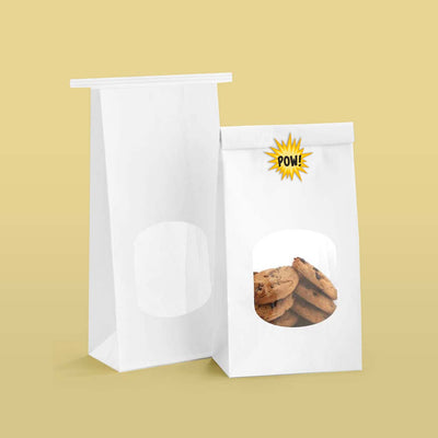 6 treat bags w/ stickers
