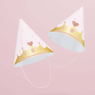 6 cone party hats
